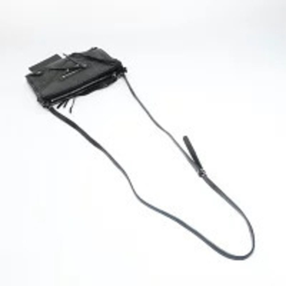 Balenciaga Letter XS Leather Shoulder Bag Black - Picture 12 of 13
